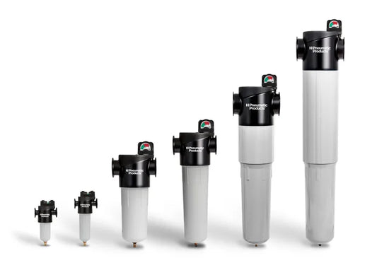 PNEUMATIC PRODUCTS - PPF Series - Advanced Energy Saving Compressed Air Filters (20 to 1500 scfm)